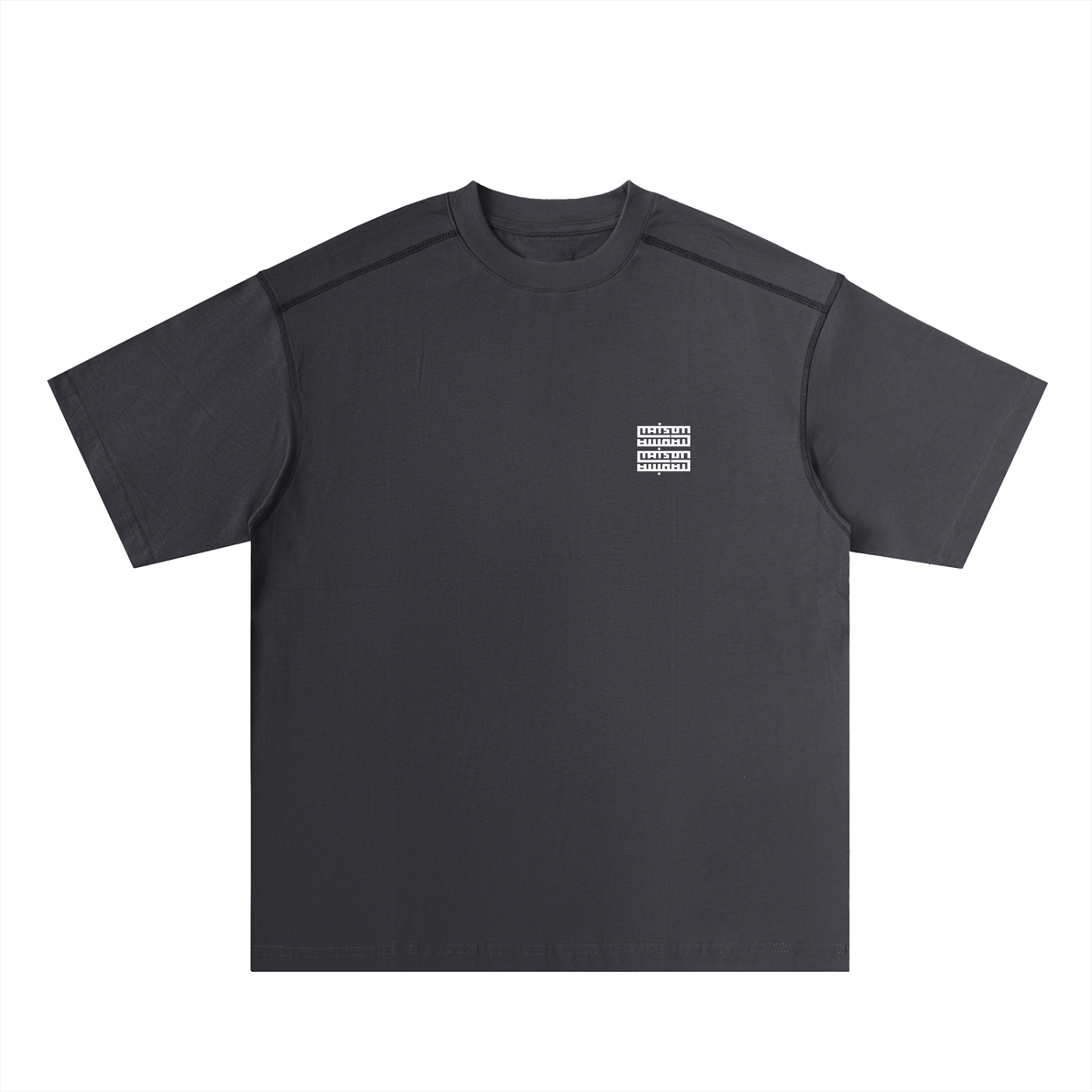 T-shirt Oversize Couture Signature en Coton