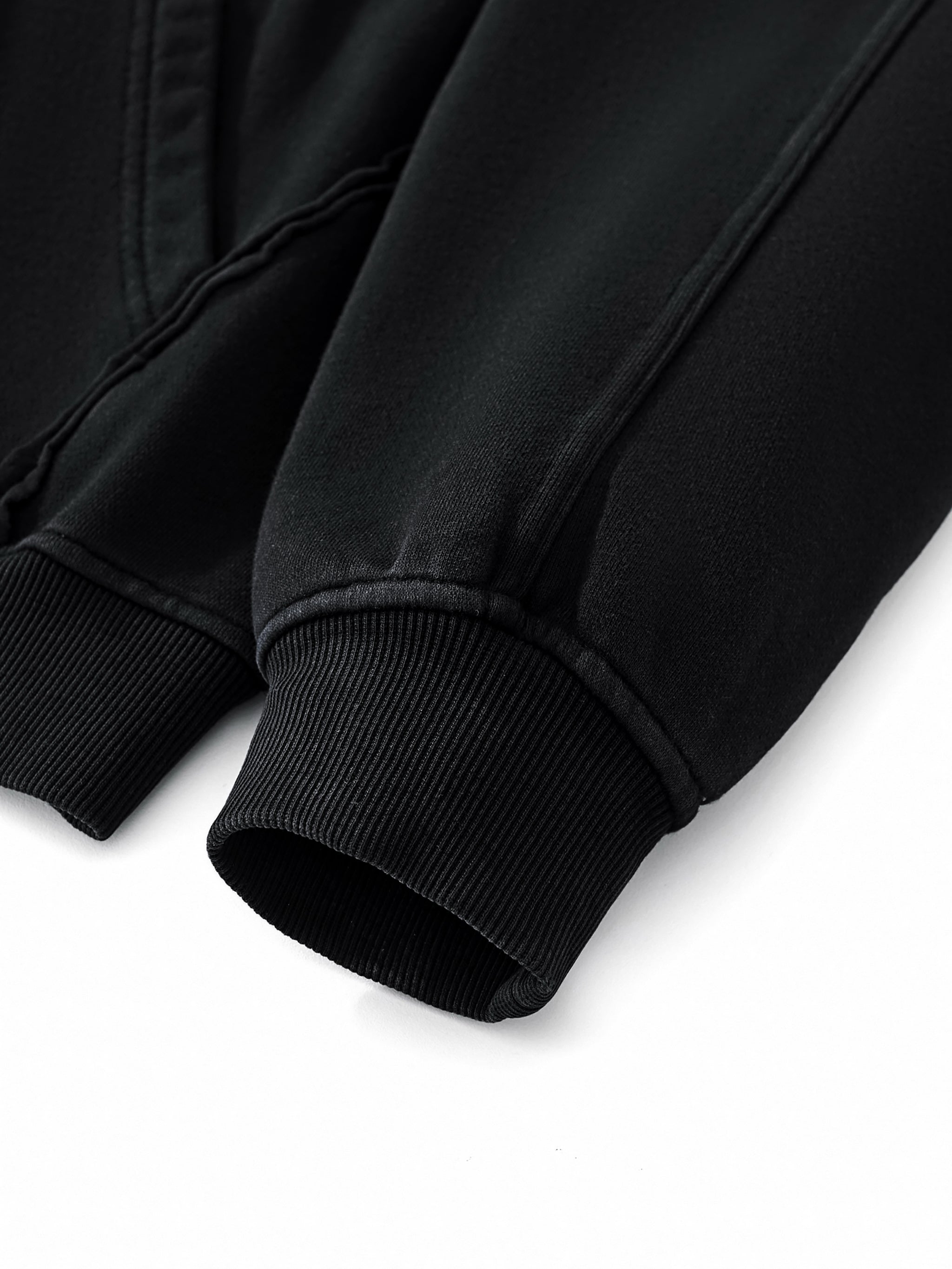 Sweat à Capuche Oversize Style Vintage Coutures Brutes