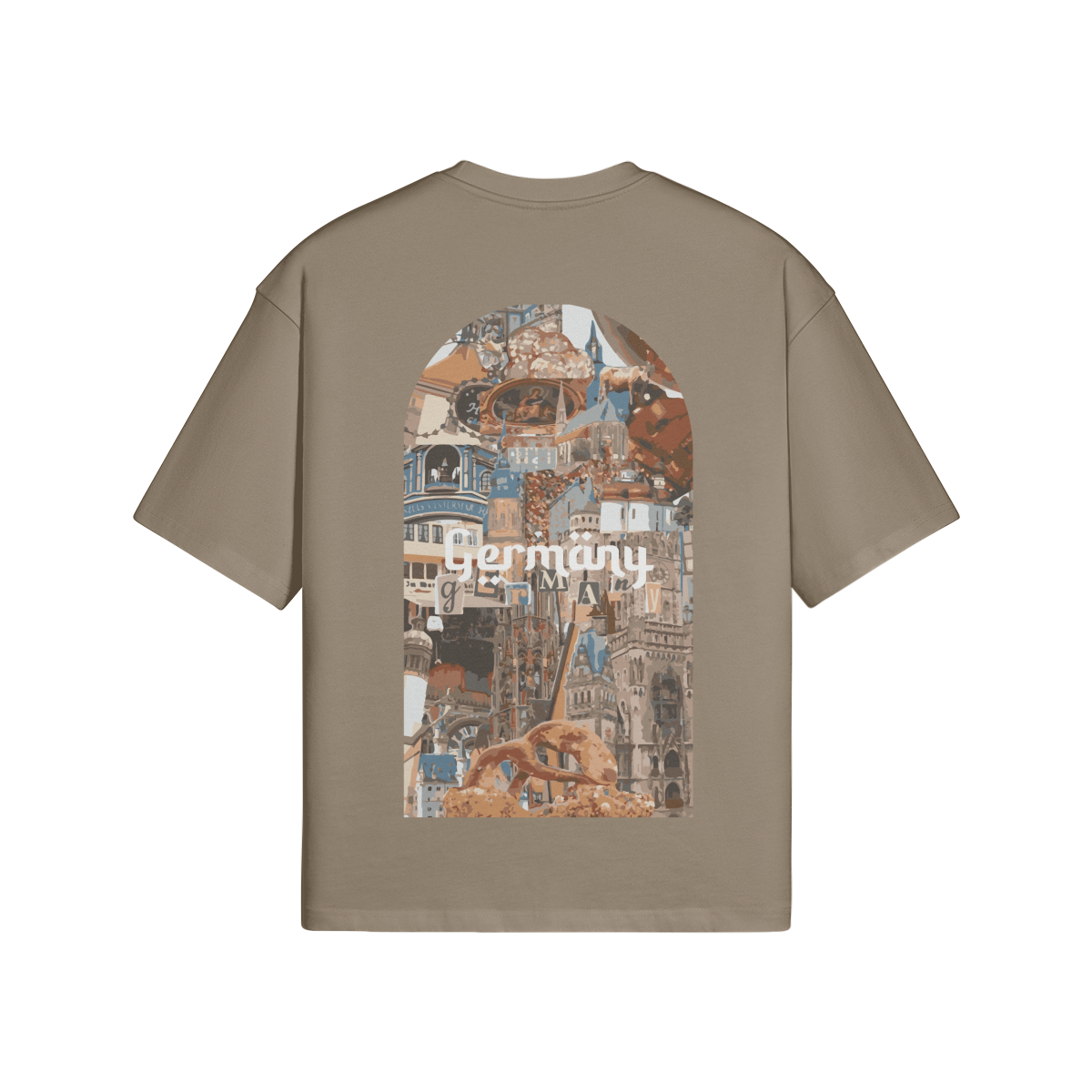T-shirt Oversize Allemagne - Maison Madina
