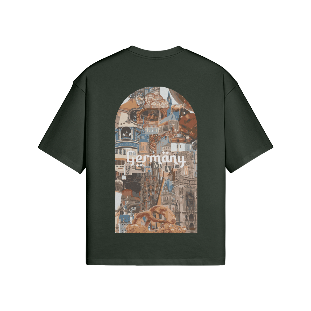 T-shirt Oversize Allemagne - Maison Madina