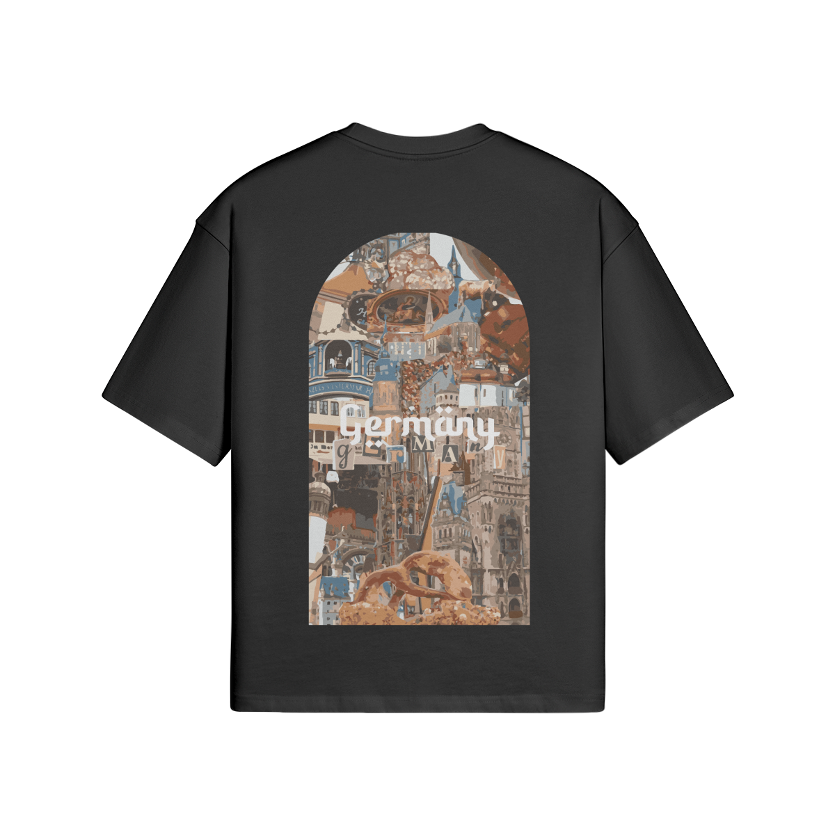 T-shirt Oversize Allemagne - Maison Madina