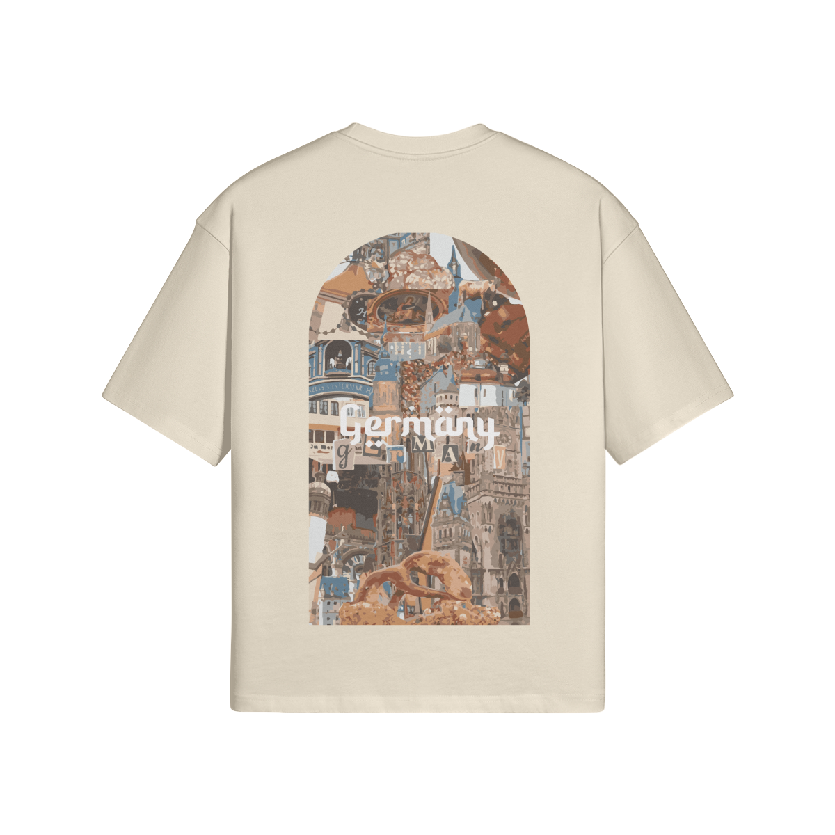 T-shirt Oversize Allemagne - Maison Madina