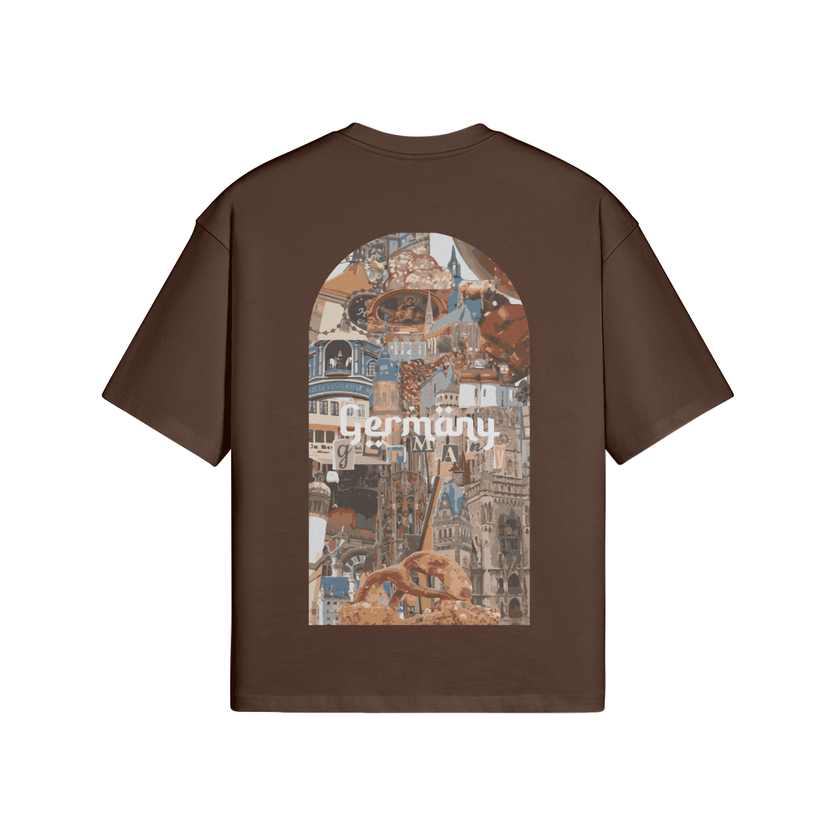 T-shirt Oversize Allemagne - Maison Madina