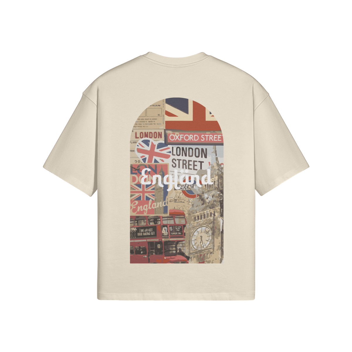 T-shirt Oversize Angleterre - Maison Madina