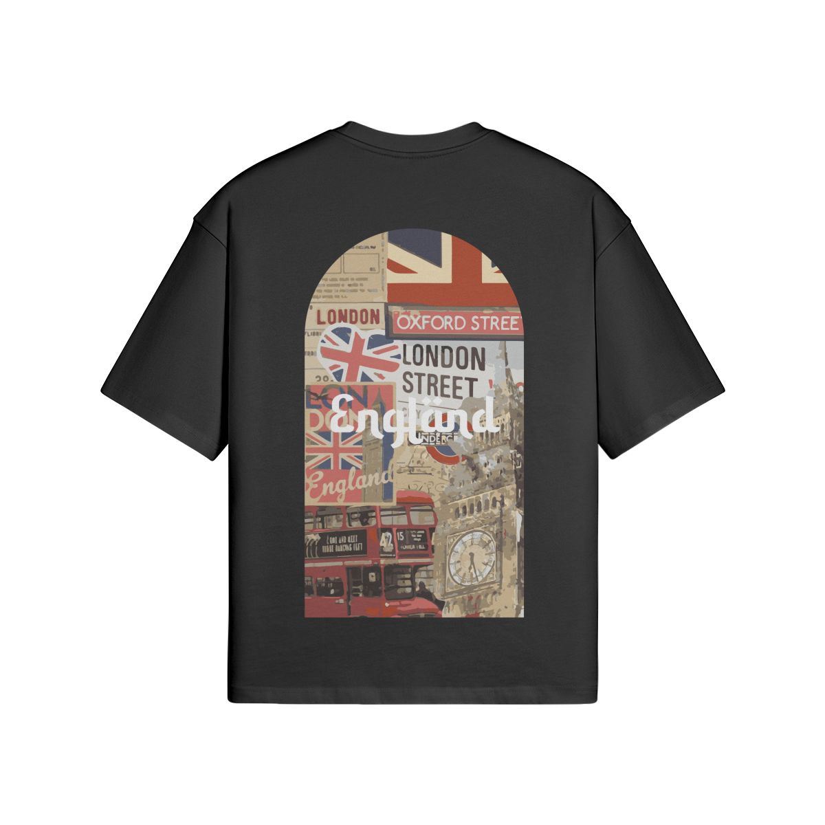T-shirt Oversize Angleterre - Maison Madina