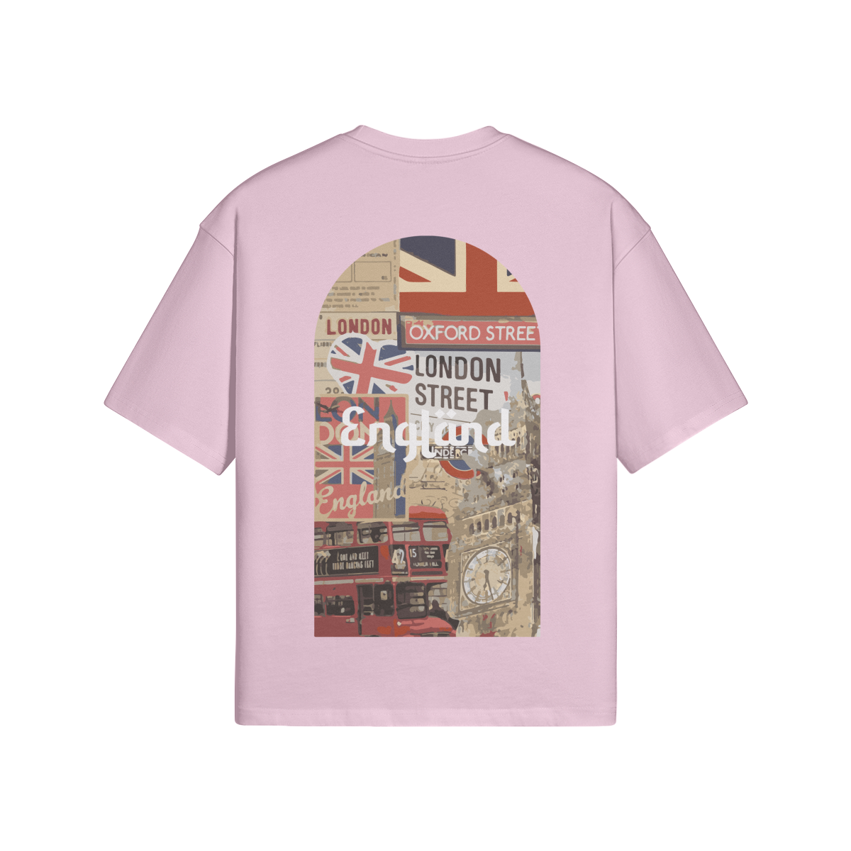 T-shirt Oversize Angleterre - Maison Madina