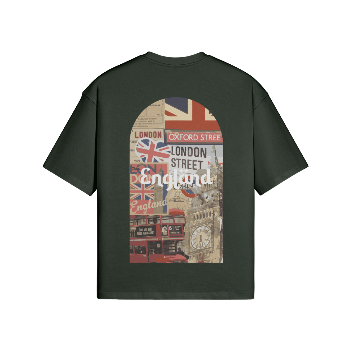 T-shirt Oversize Angleterre - Maison Madina