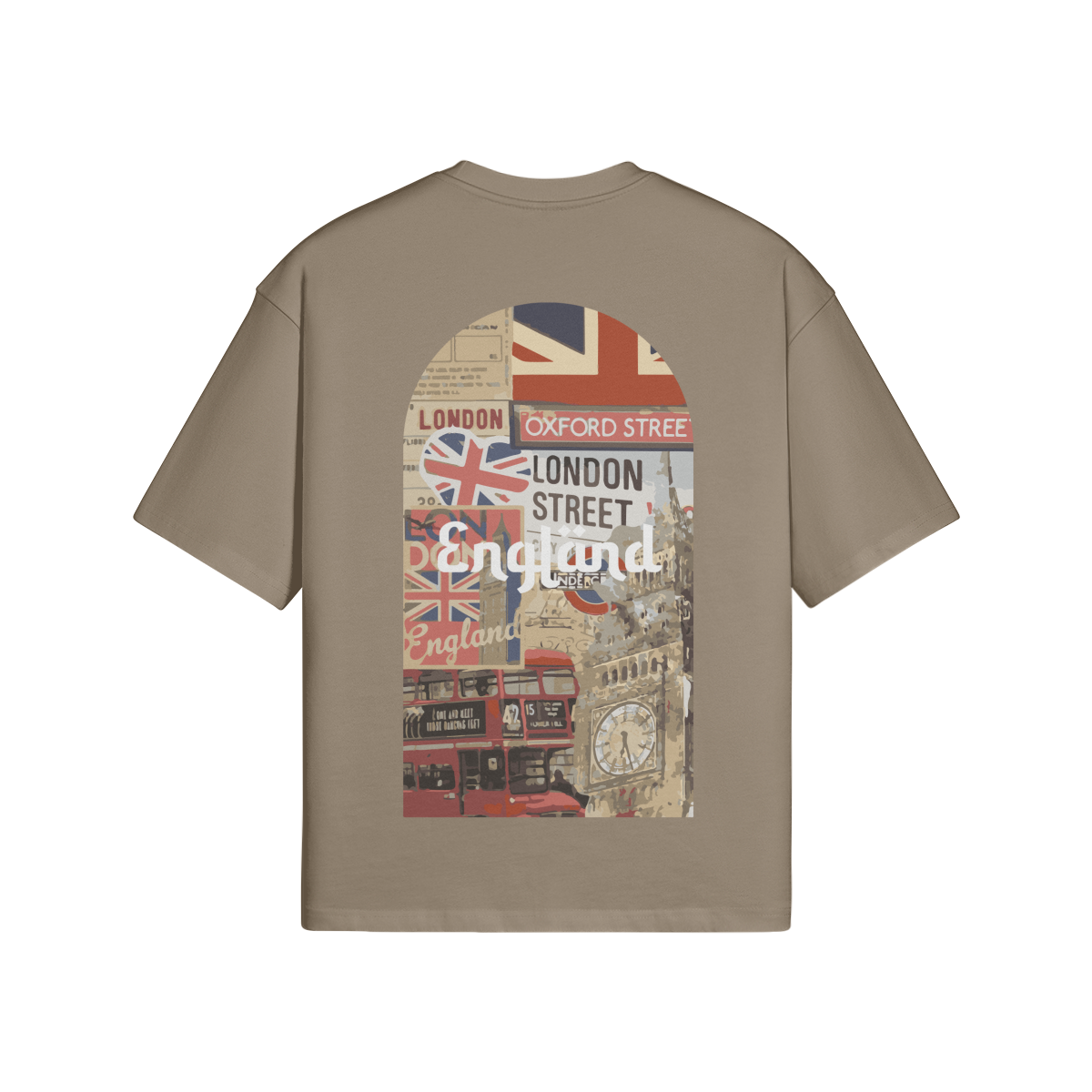 T-shirt Oversize Angleterre - Maison Madina
