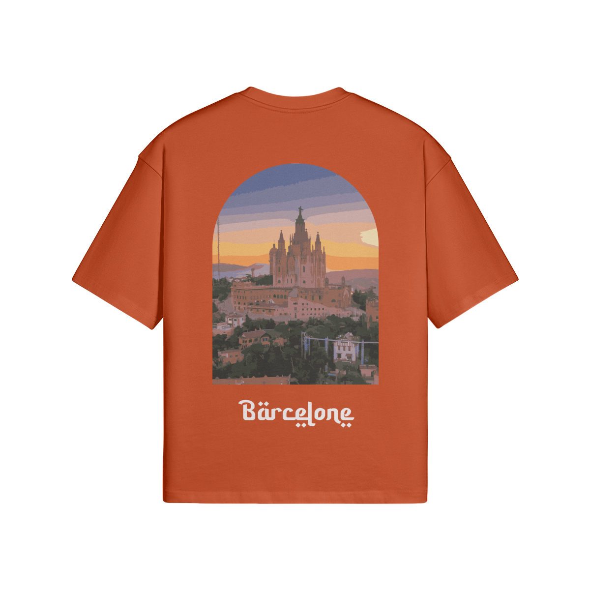 T-shirt Oversize Barcelone - Maison Madina