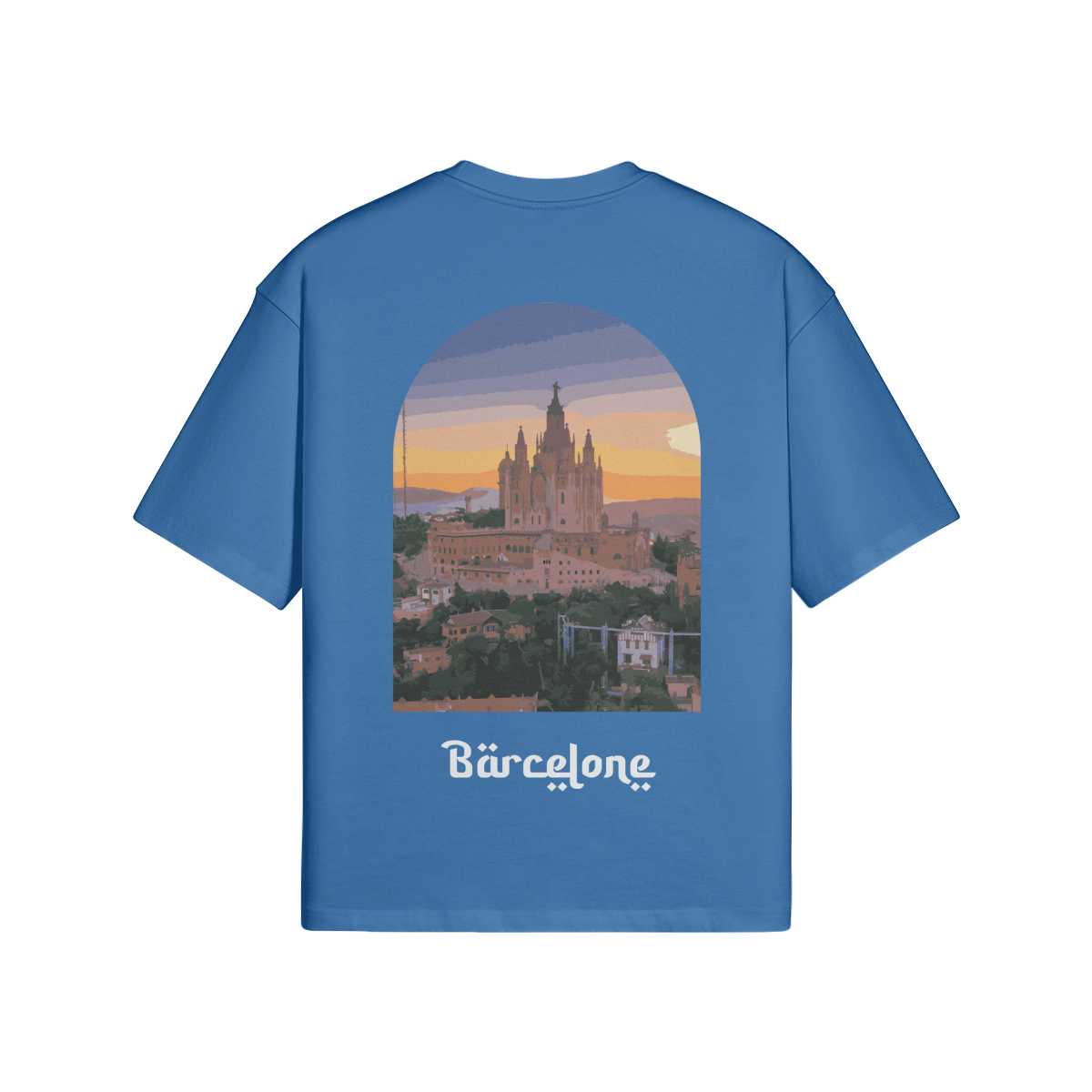 T-shirt Oversize Barcelone - Maison Madina