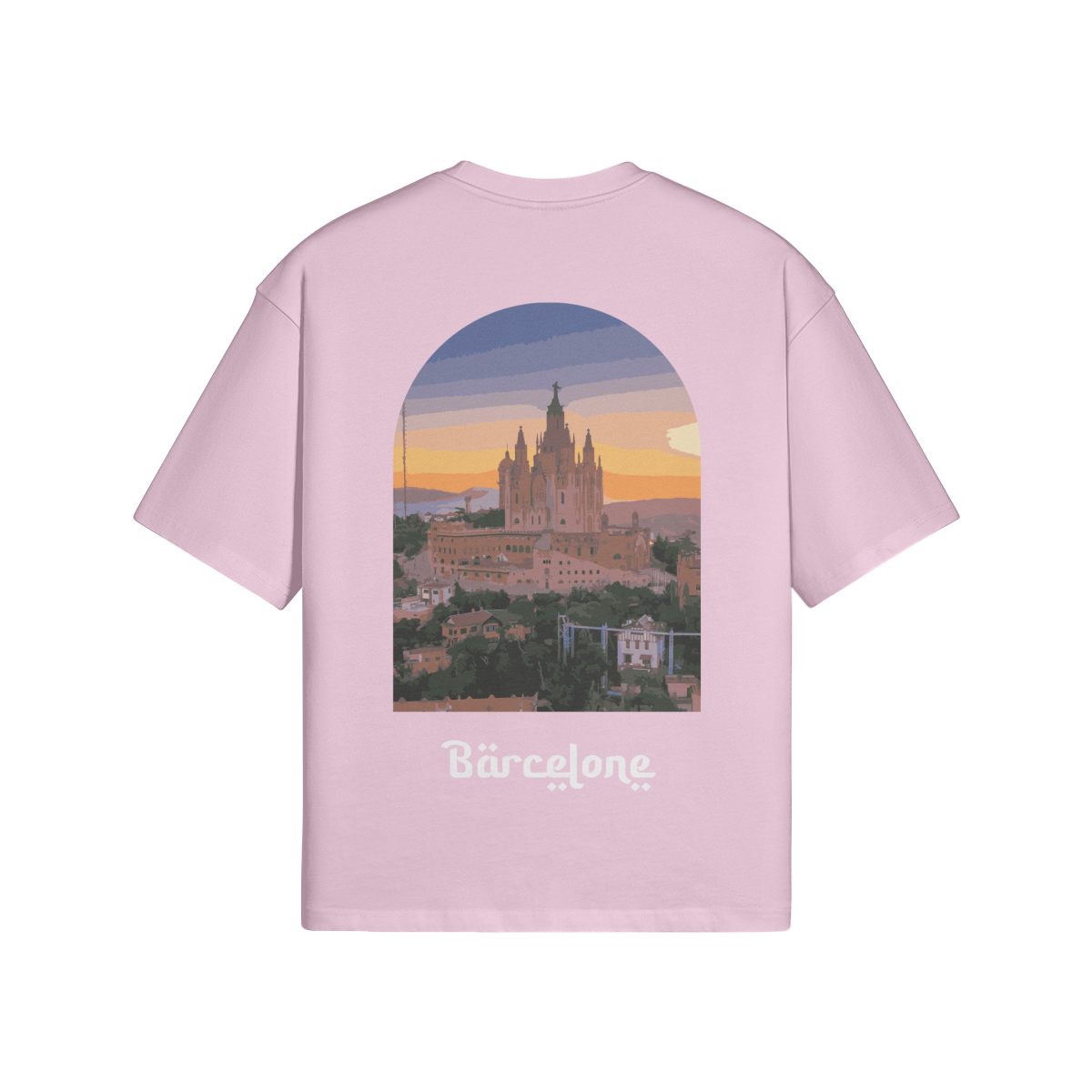 T-shirt Oversize Barcelone - Maison Madina