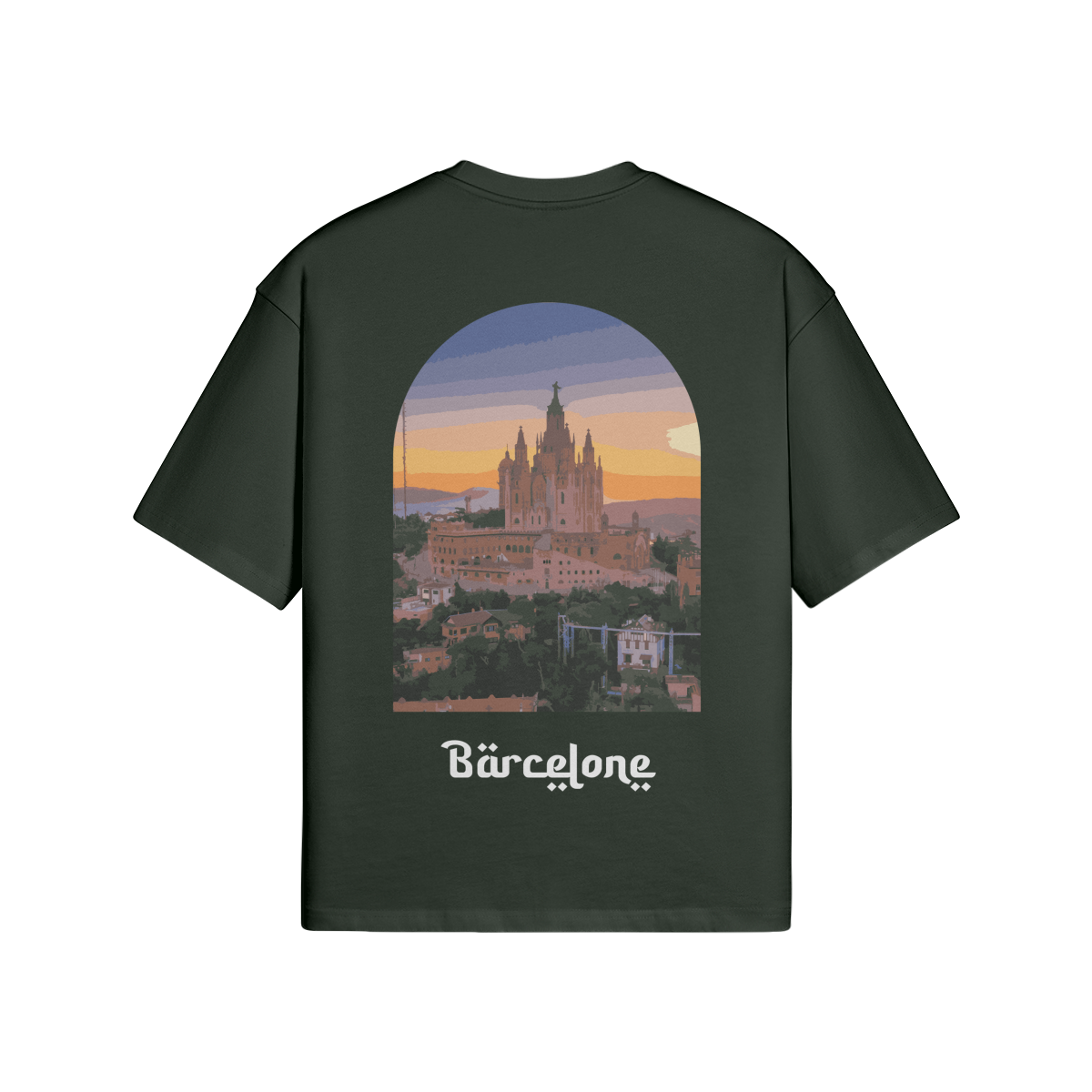 T-shirt Oversize Barcelone - Maison Madina