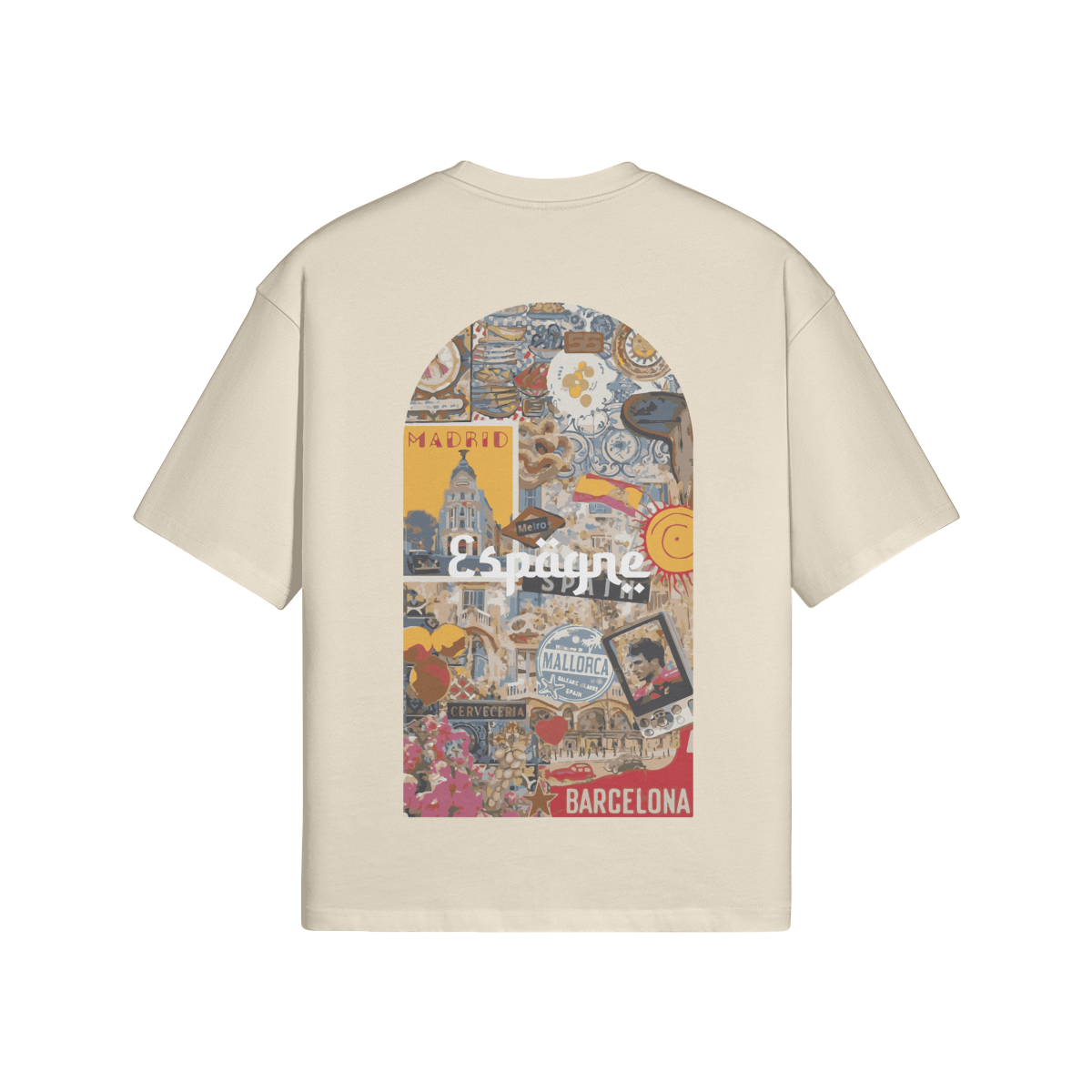 T-shirt Oversize Espagne - Maison Madina