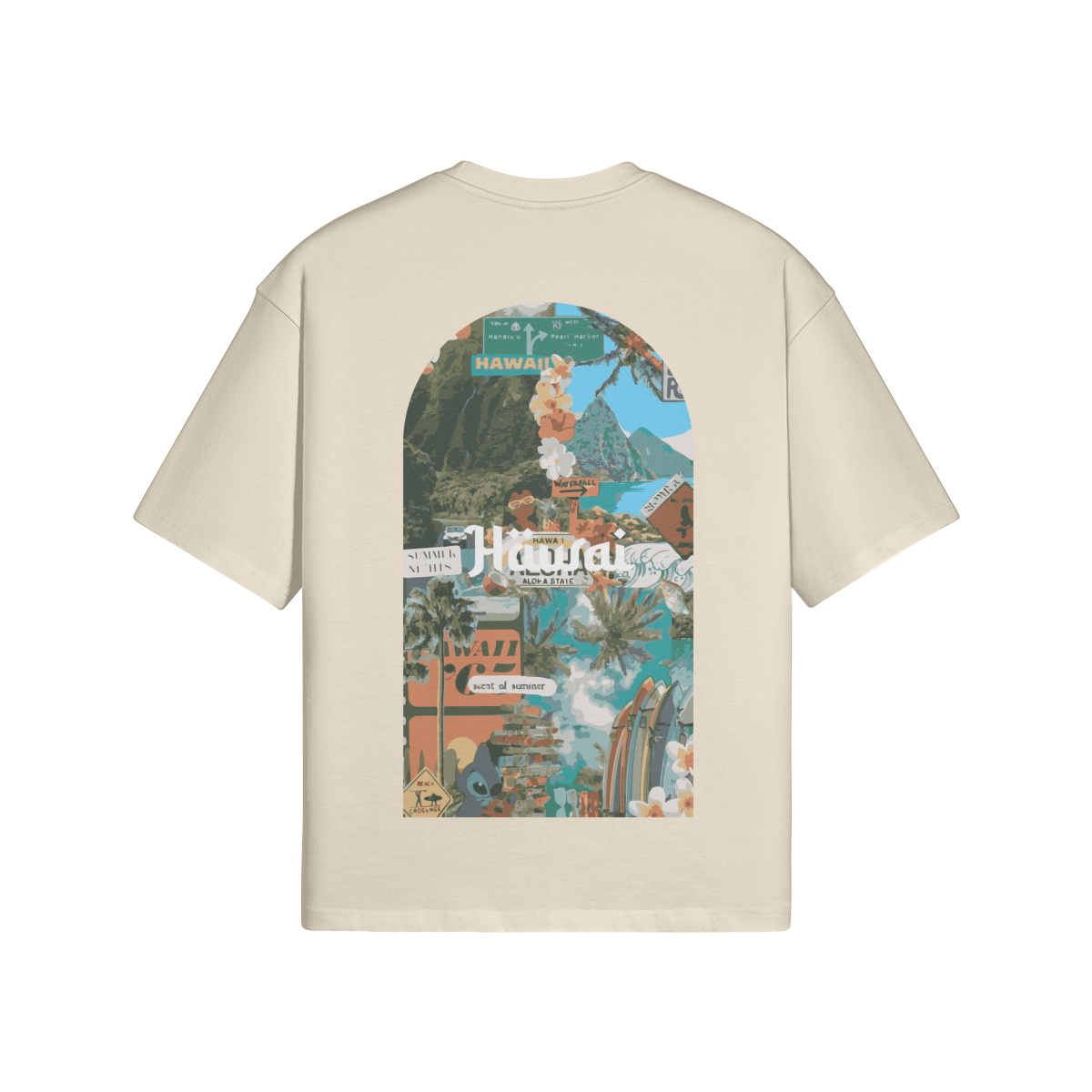 T-shirt Oversize Hawai - Maison Madina
