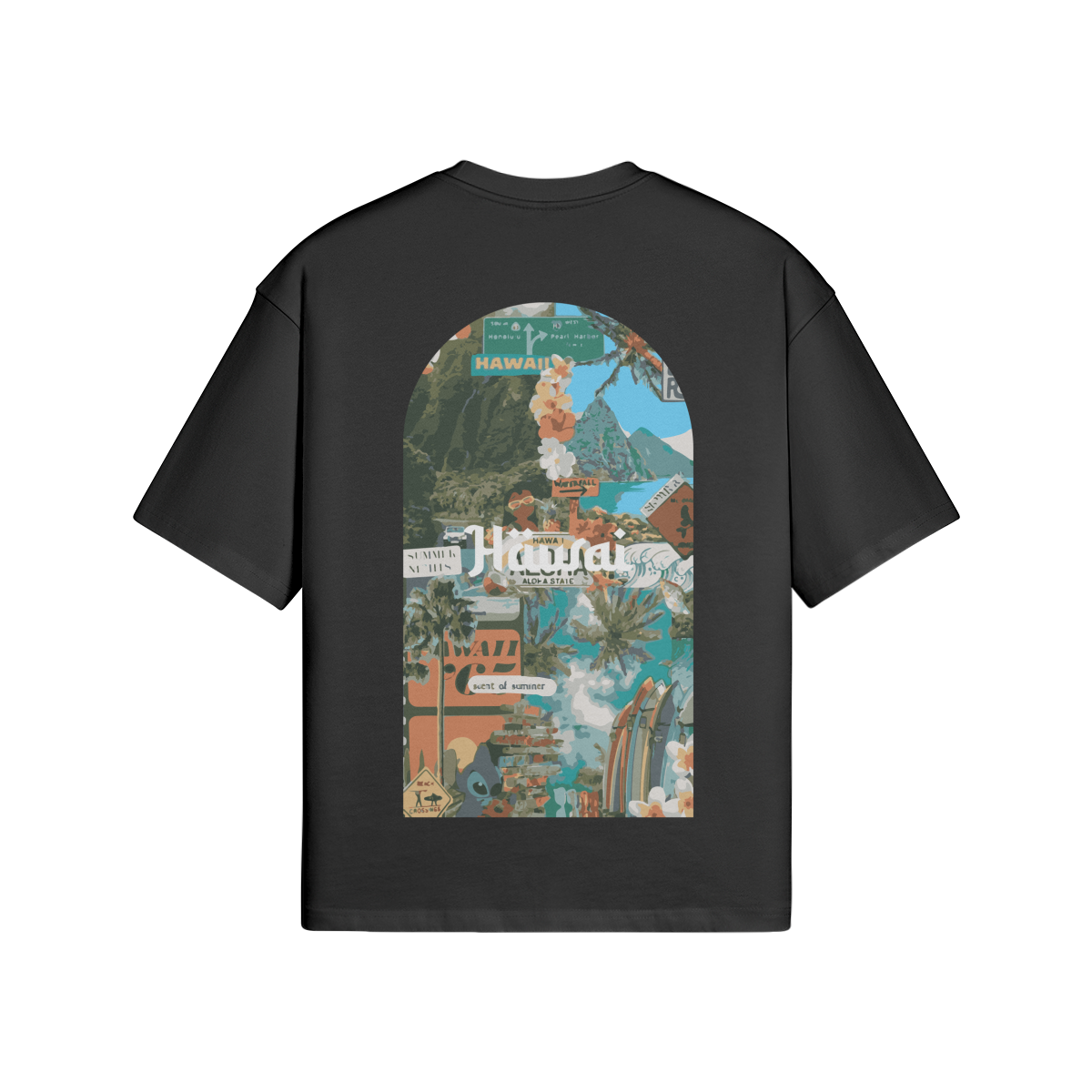 T-shirt Oversize Hawai - Maison Madina