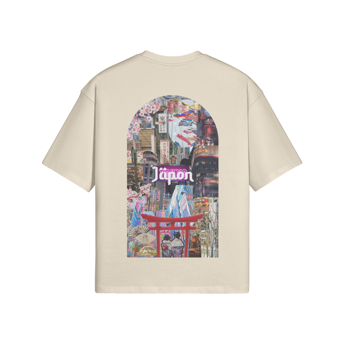T-shirt Oversize Japon - Maison Madina