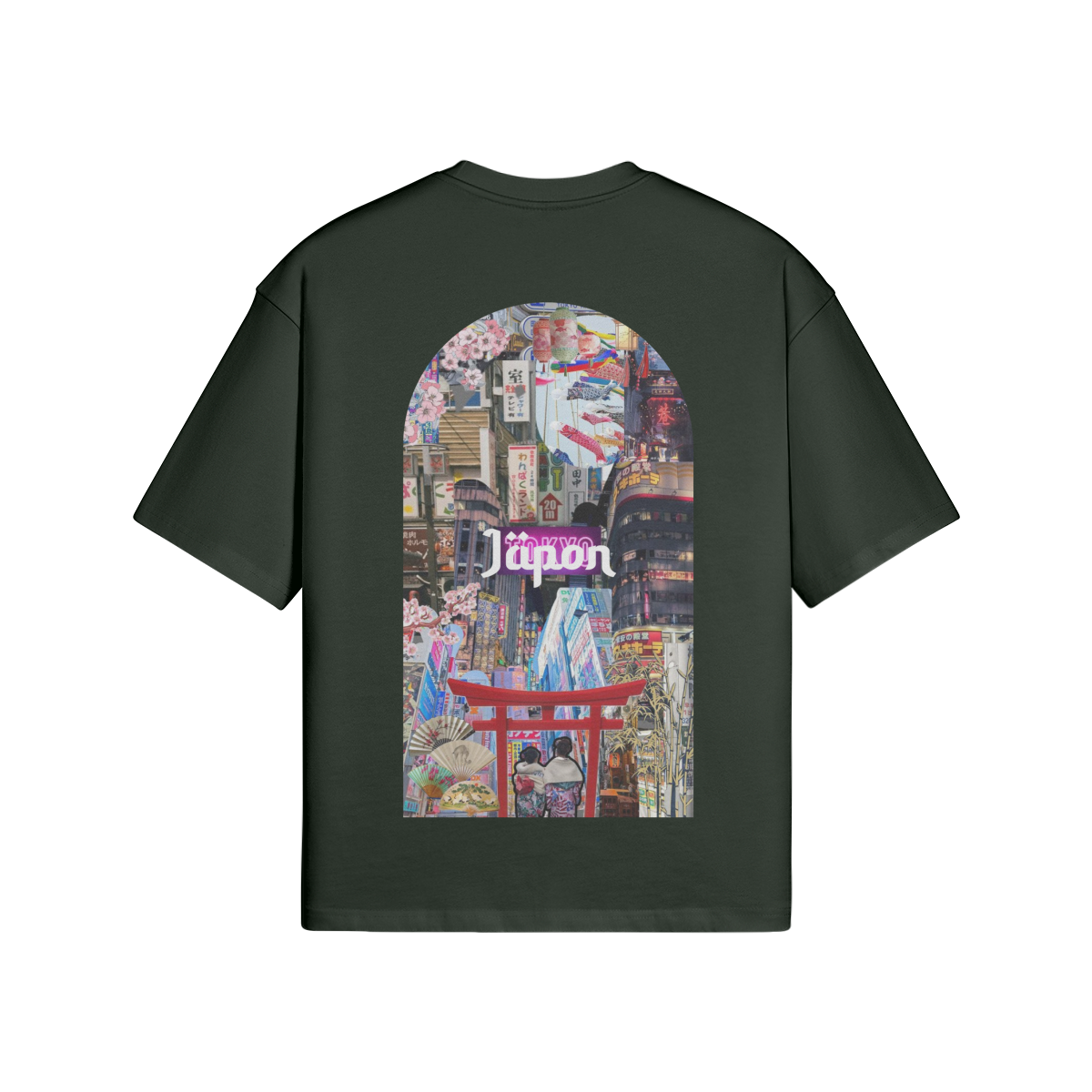 T-shirt Oversize Japon - Maison Madina