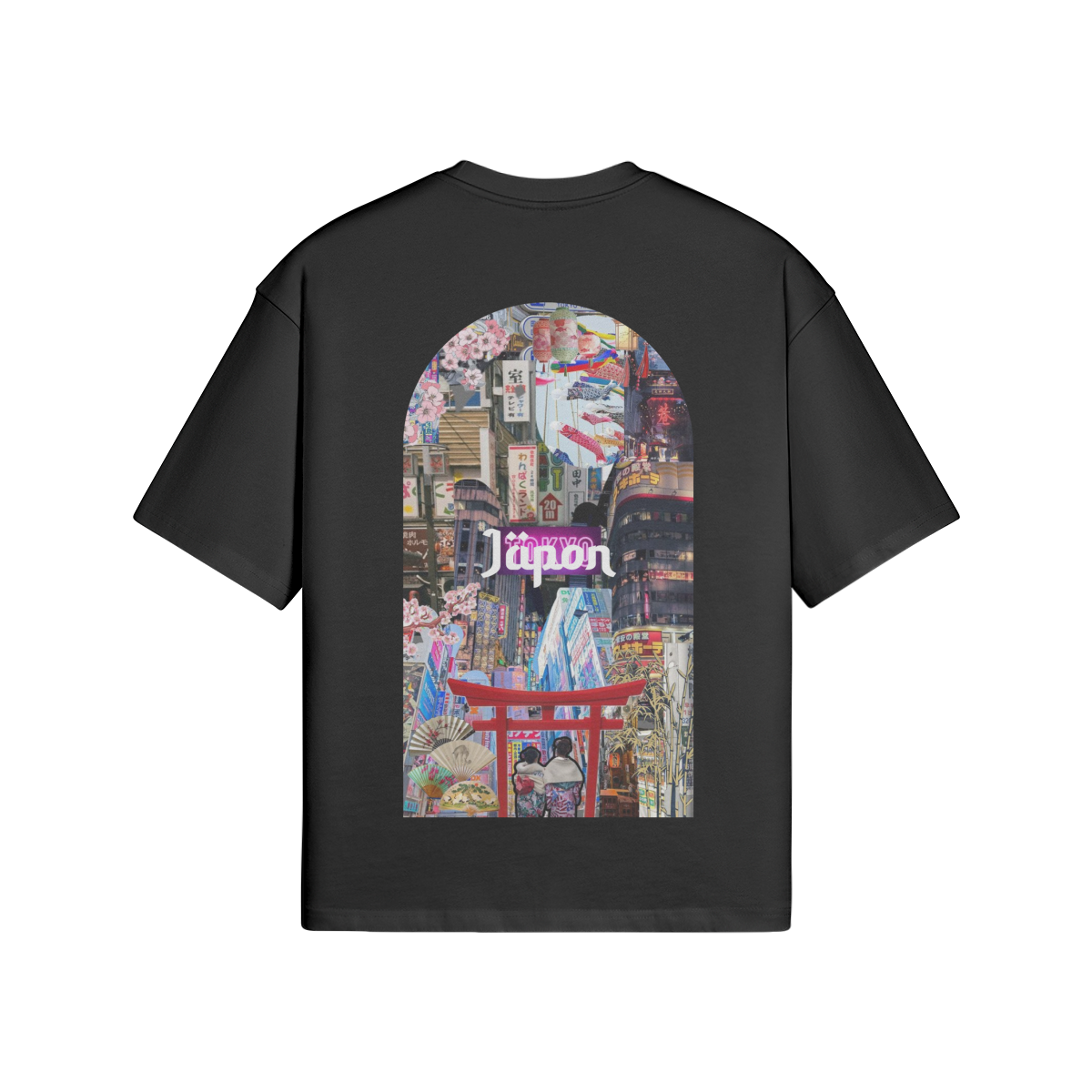 T-shirt Oversize Japon - Maison Madina