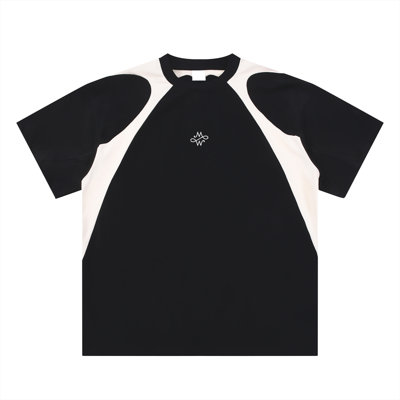 T-shirt Patchwork - 100% Coton Premium - Black / S
