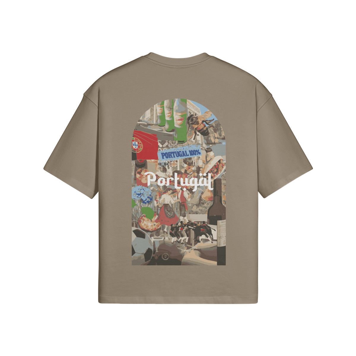 T-shirt Oversize Portugal - Maison Madina