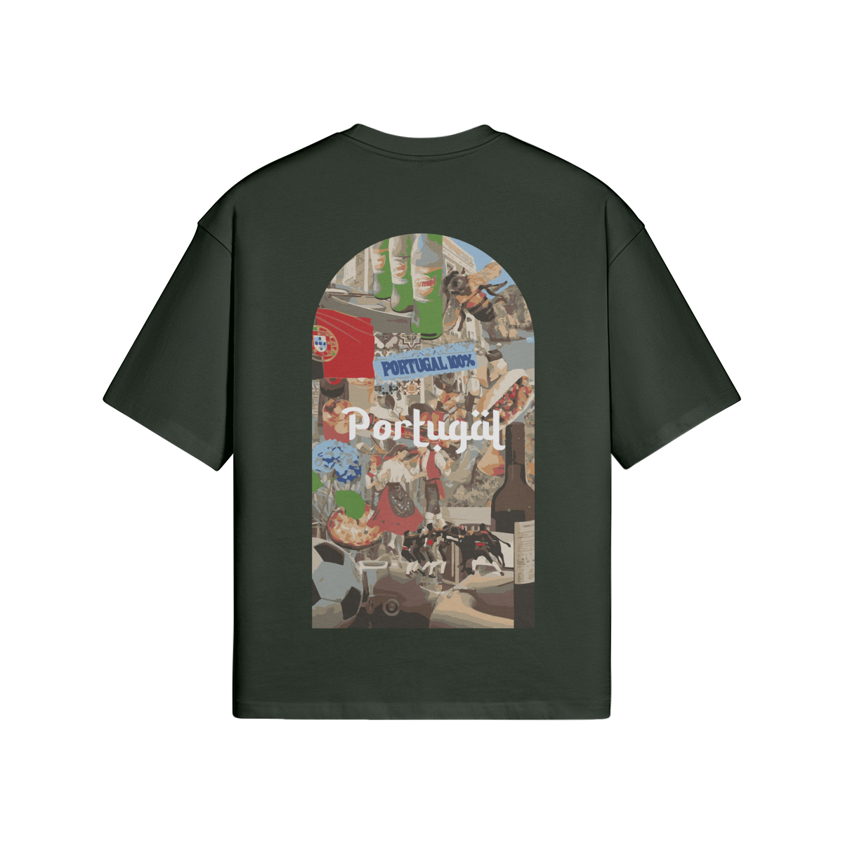 T-shirt Oversize Portugal - Maison Madina