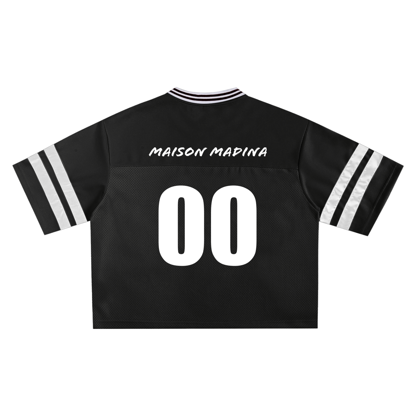 Taped Mesh Boxy T-shirt