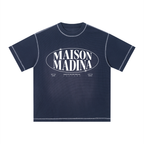 T-shirt boxy sunfade waffle 290 GSM kaki — vue produit 2