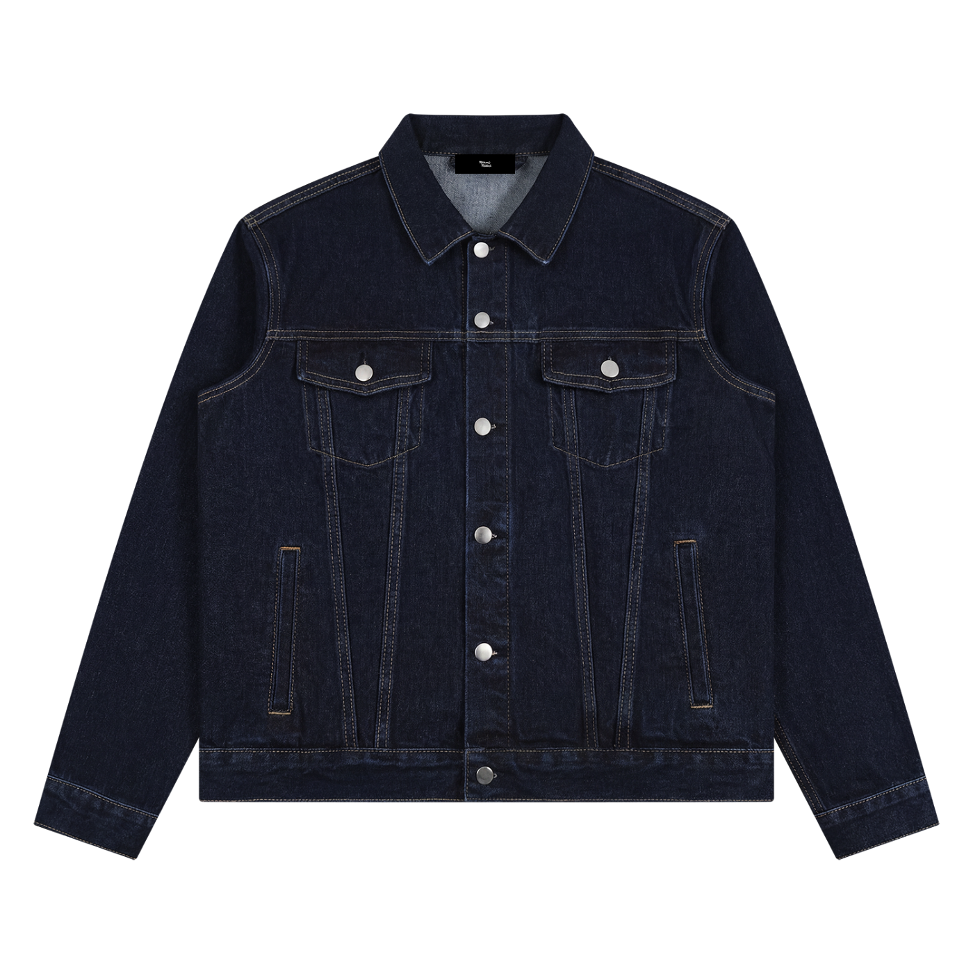 MM - Veste en jeans unisexe vintage wash