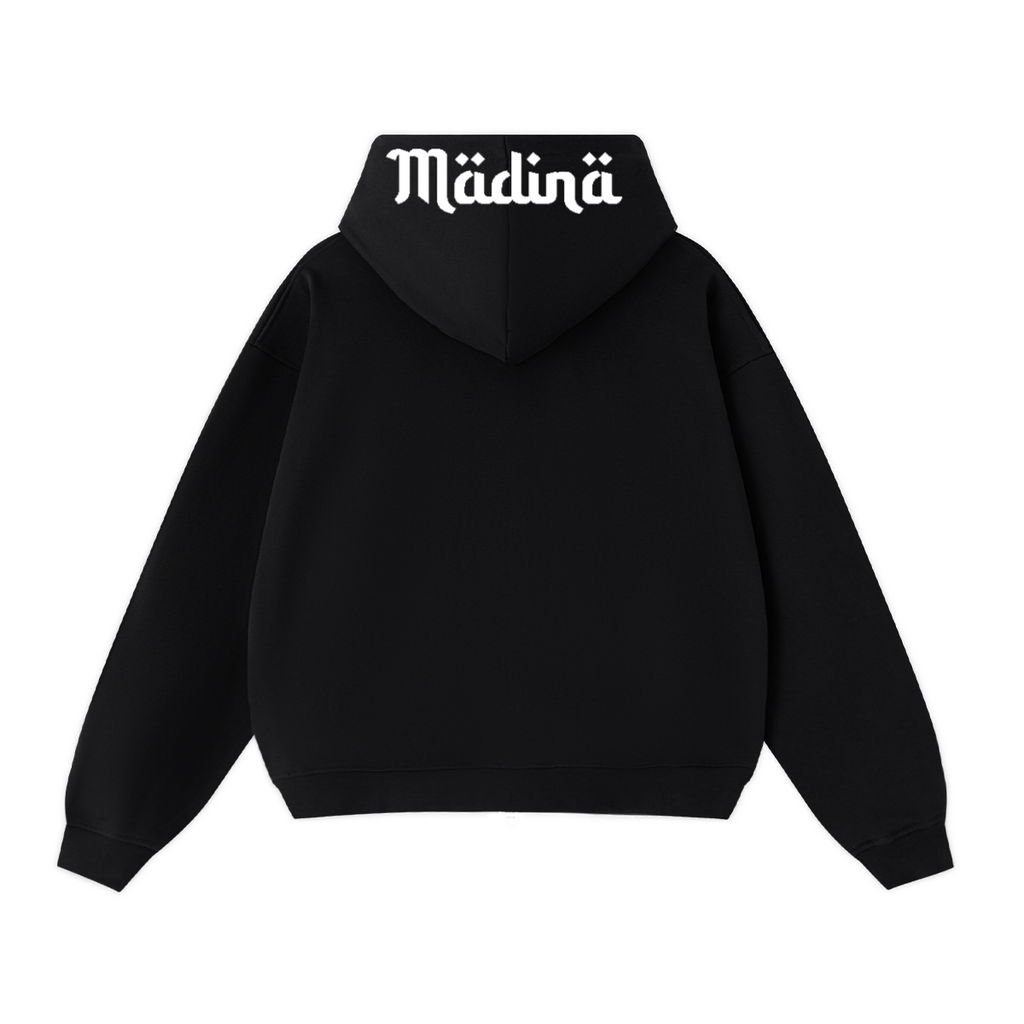 MM Hoodie Cropped – Heavy Double Zip