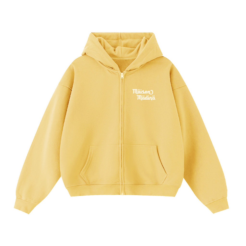 MM Hoodie Cropped – Double Zip
