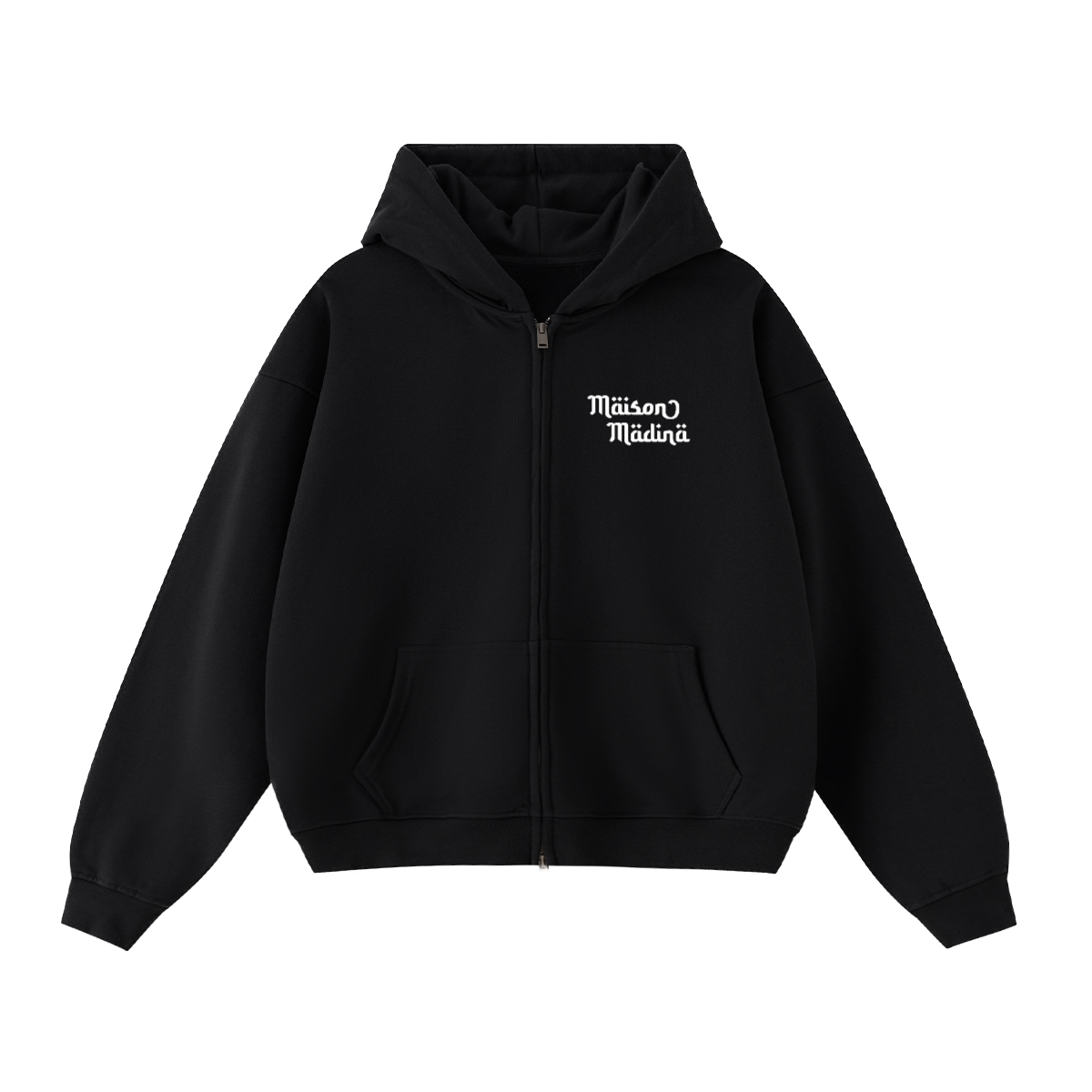 MM Hoodie Cropped – Double Zip