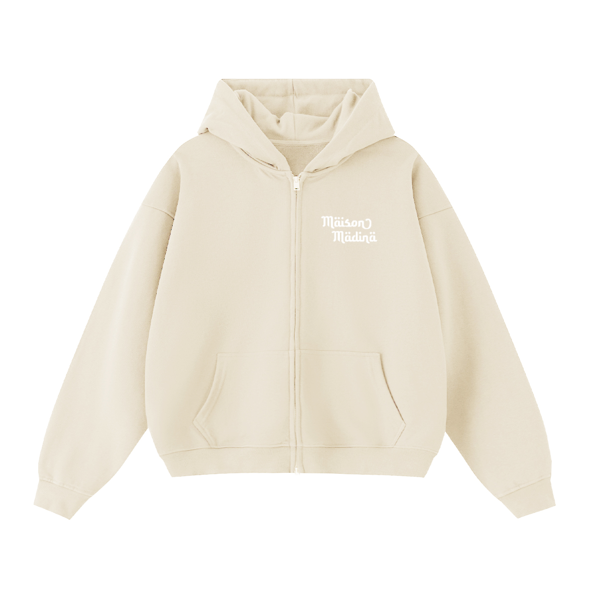 MM Hoodie Cropped – Double Zip