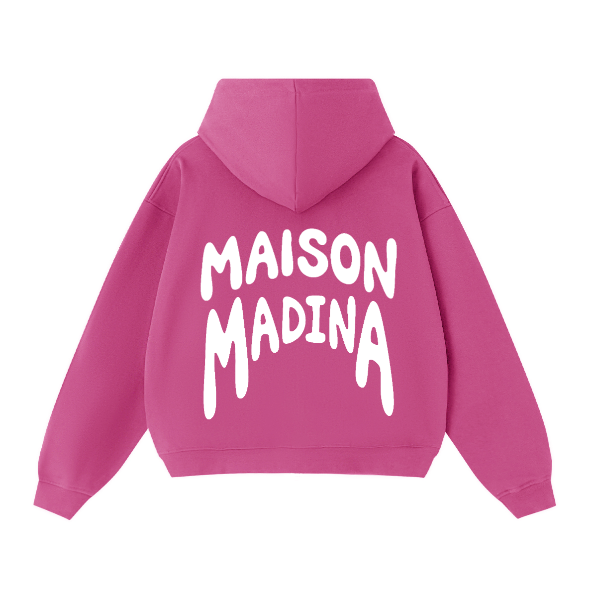 Hoodie Cropped Heavyweight 460GSM Double Fermeture – Coupe Oversize Unisexe