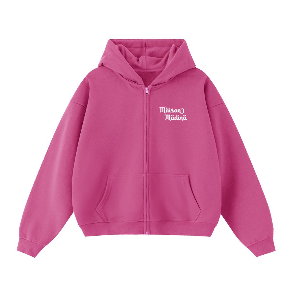 MM Hoodie Cropped – Double Zip