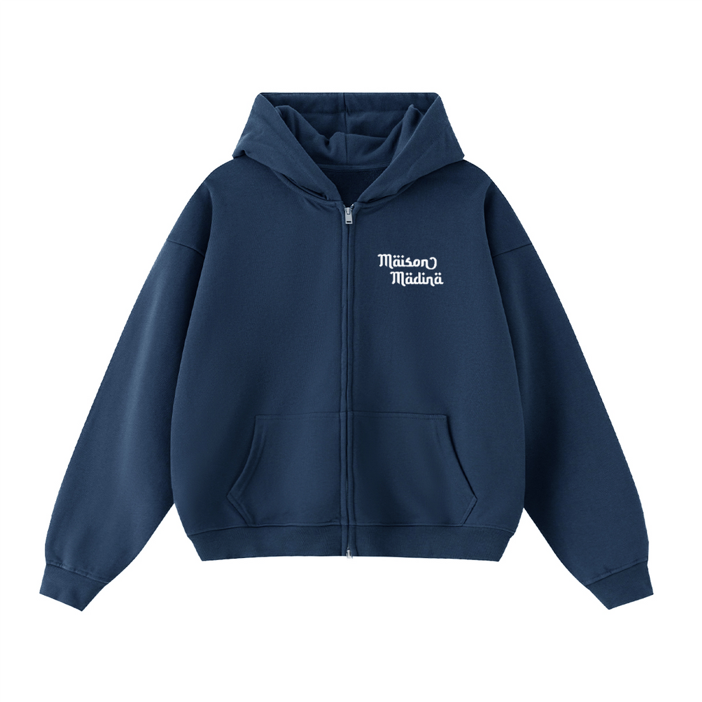 MM Hoodie Cropped – Double Zip