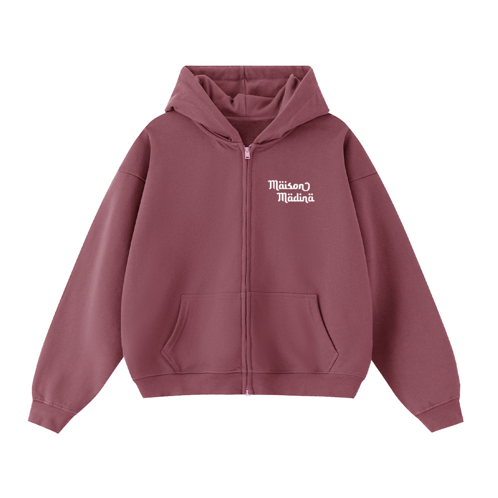 MM Hoodie Cropped – Double Zip