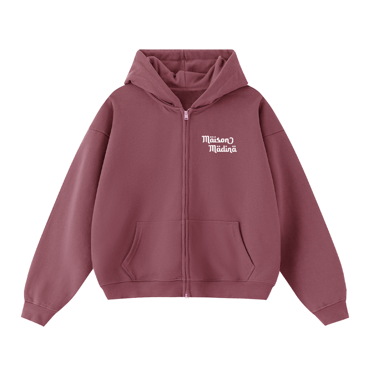 MM Hoodie Cropped – Double Zip