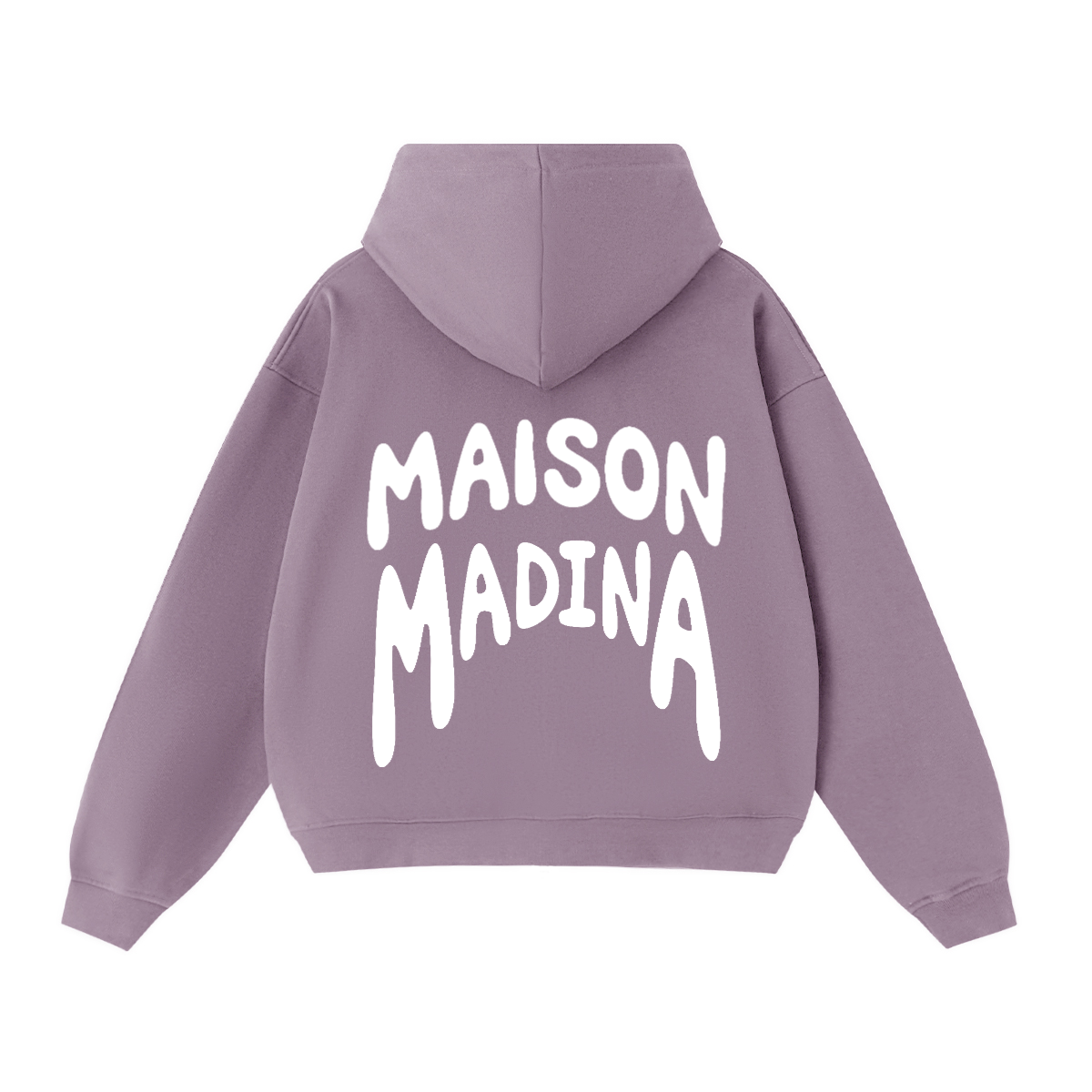 Hoodie Cropped Heavyweight 460GSM Double Fermeture – Coupe Oversize Unisexe