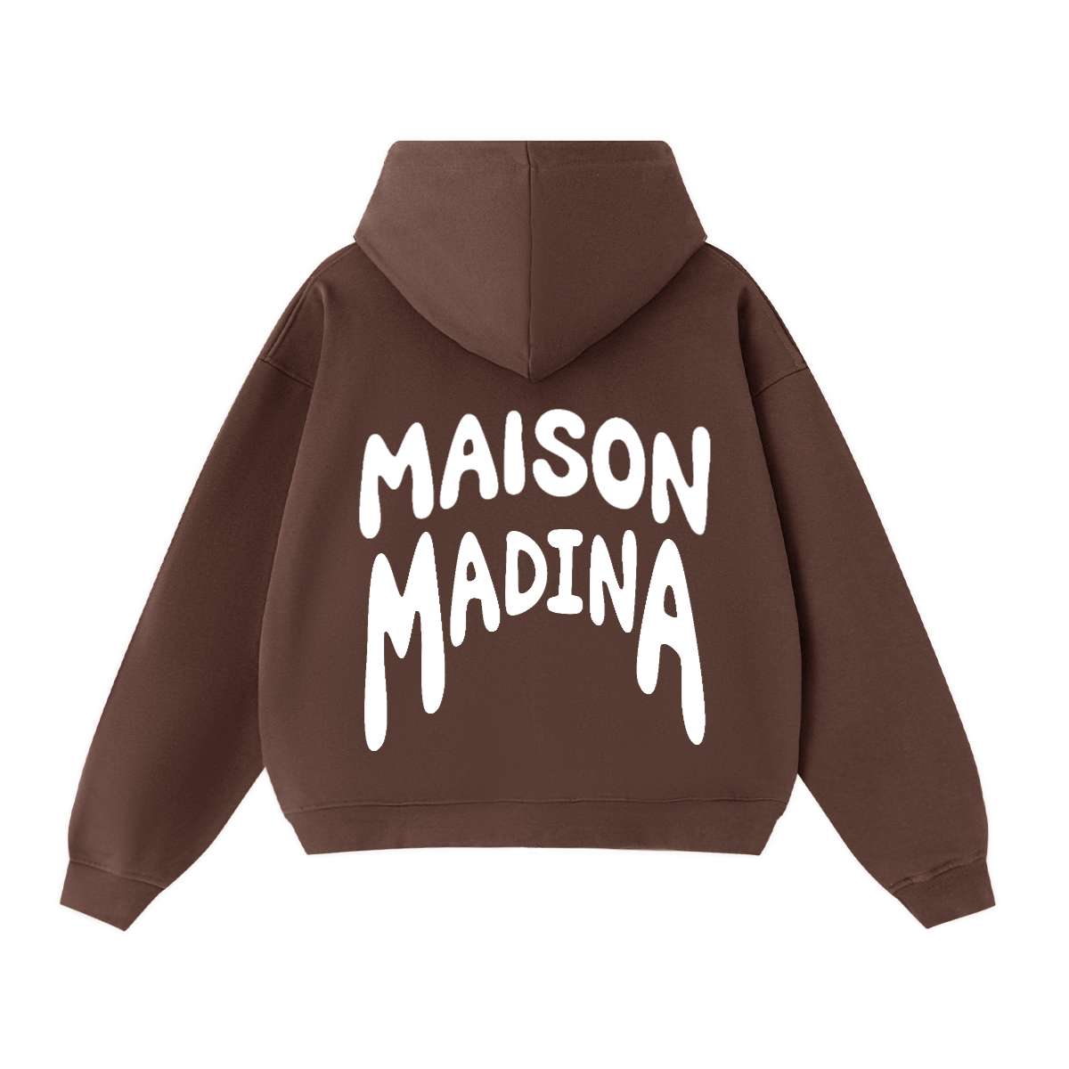 Hoodie Cropped Heavyweight 460GSM Double Fermeture – Coupe Oversize Unisexe