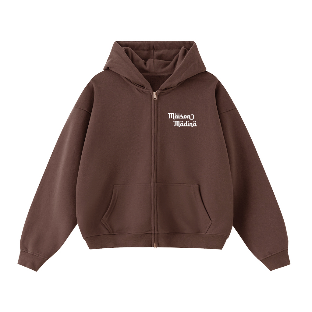 MM Hoodie Cropped – Double Zip