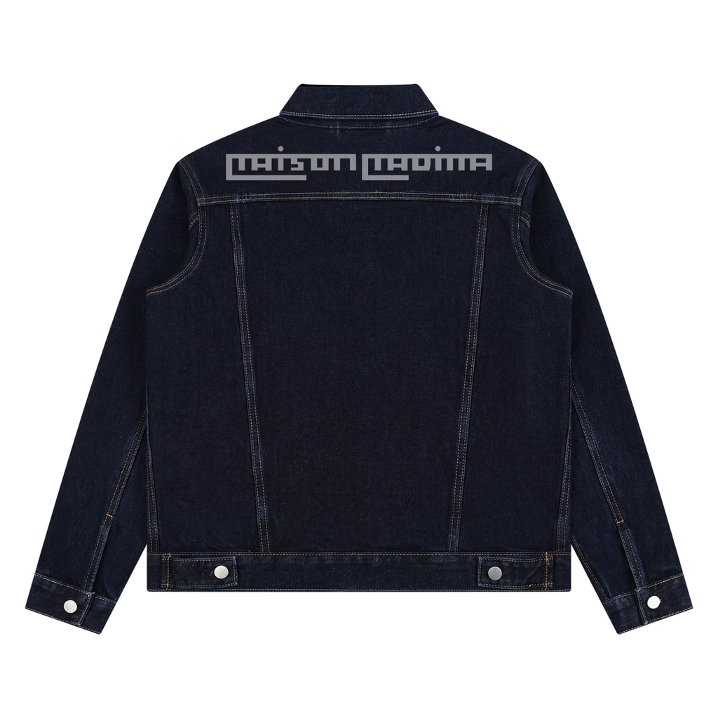 MM - Veste en jeans unisexe vintage wash