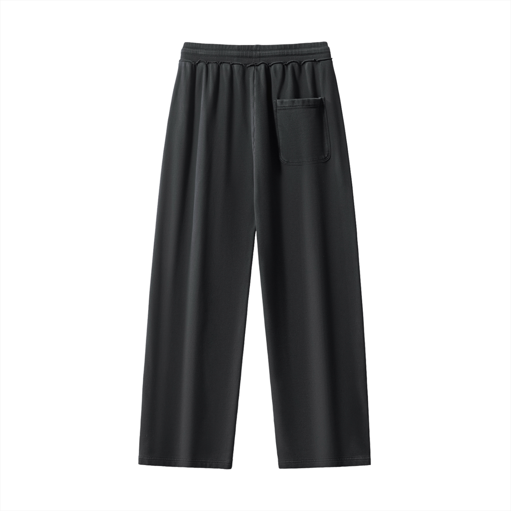 Pantalon de Jogging Premium Lavé & Coutures Raw