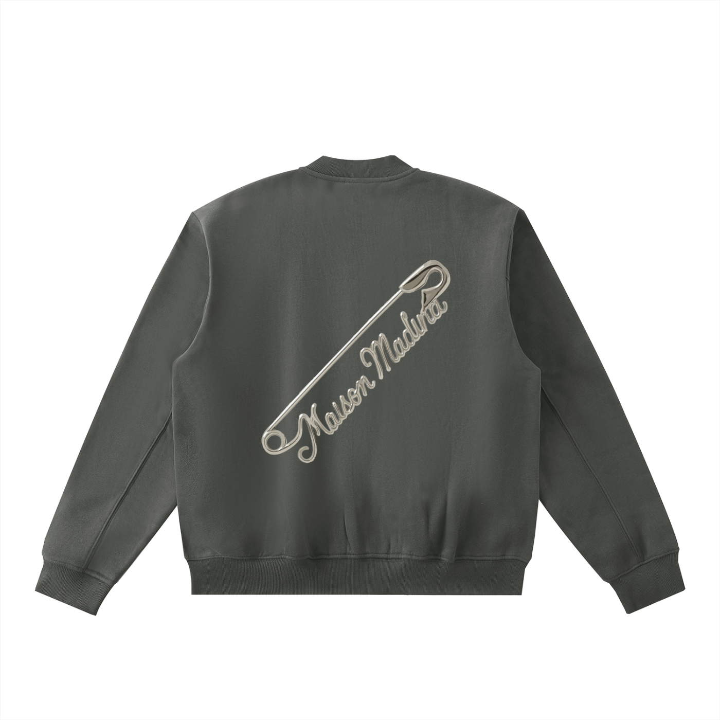 Blouson Streetwear Zippé Varsity en Fleece