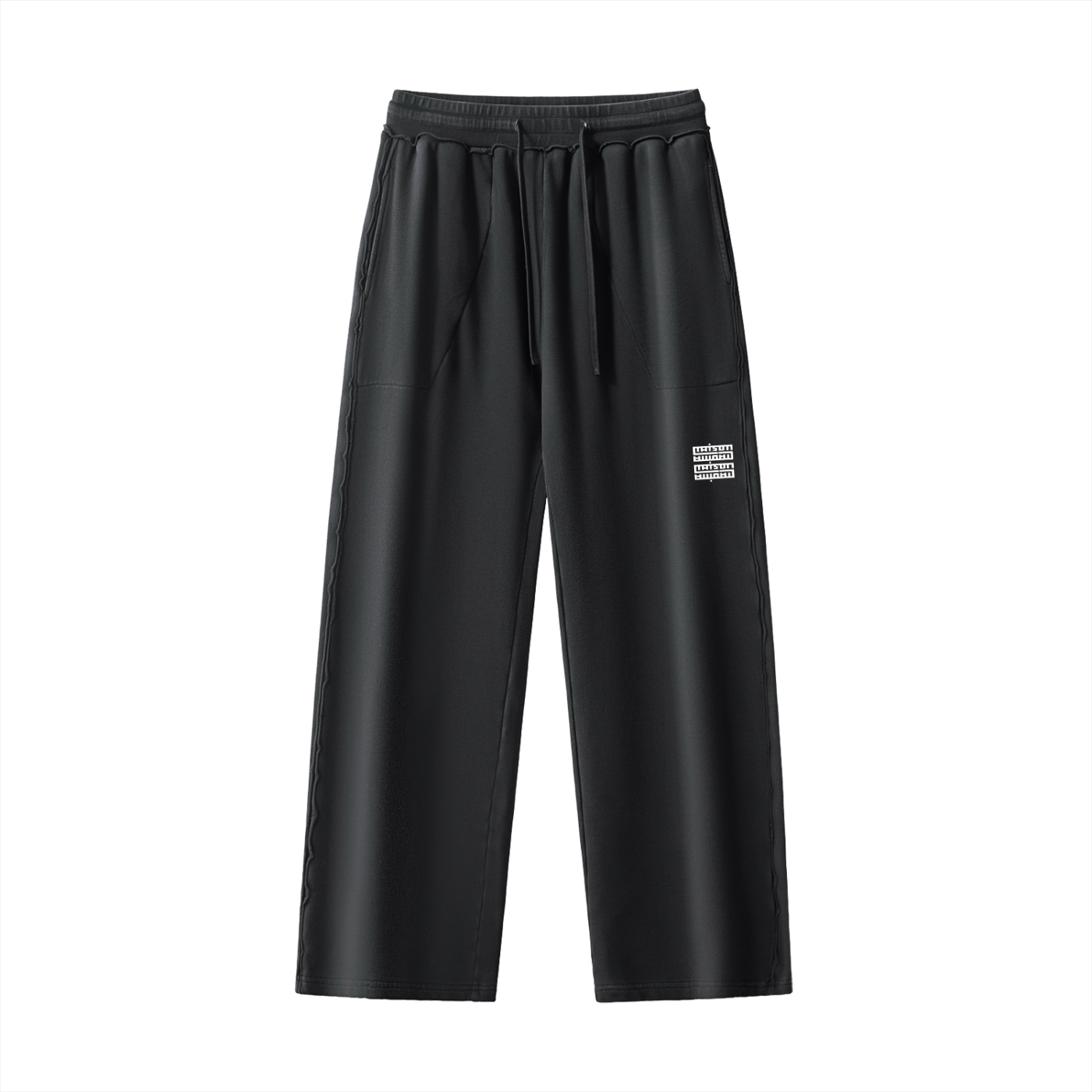 Pantalon de Jogging Premium Lavé & Coutures Raw