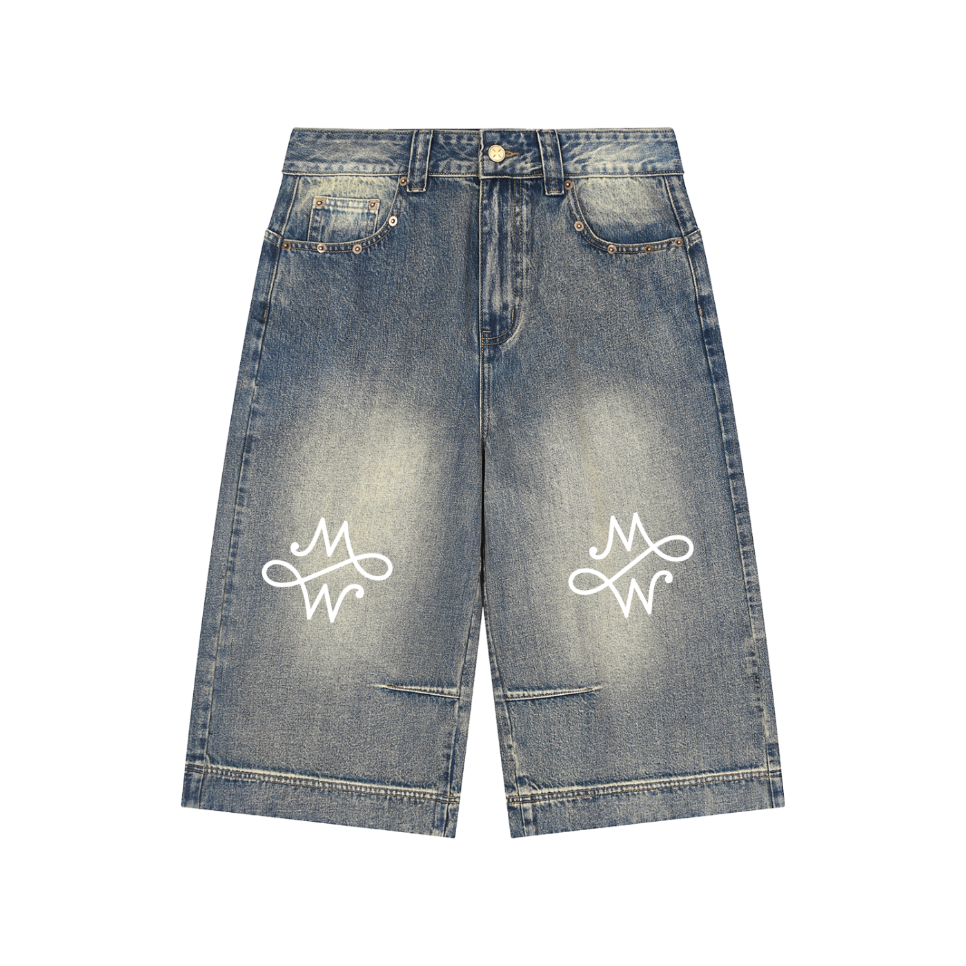MM Short Jean Baggy – Vintage Wash