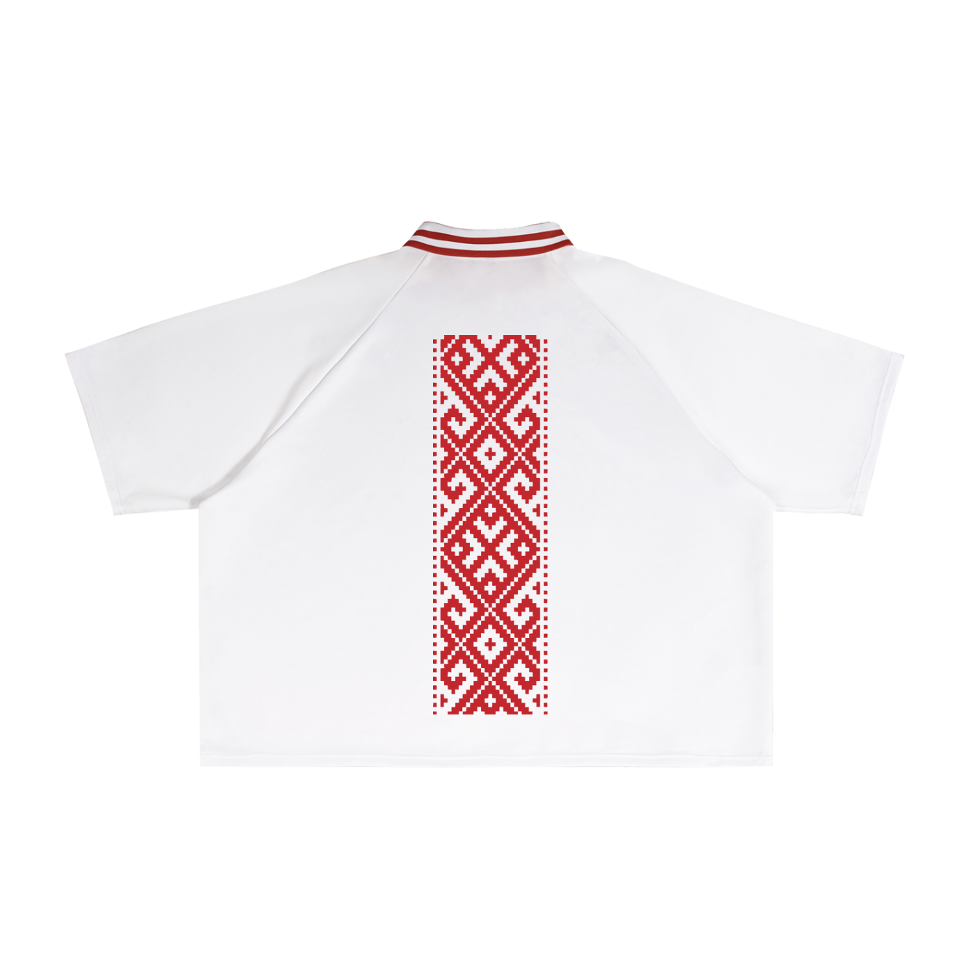 Polo Streetwear à Col Contrasté Coupe Ample