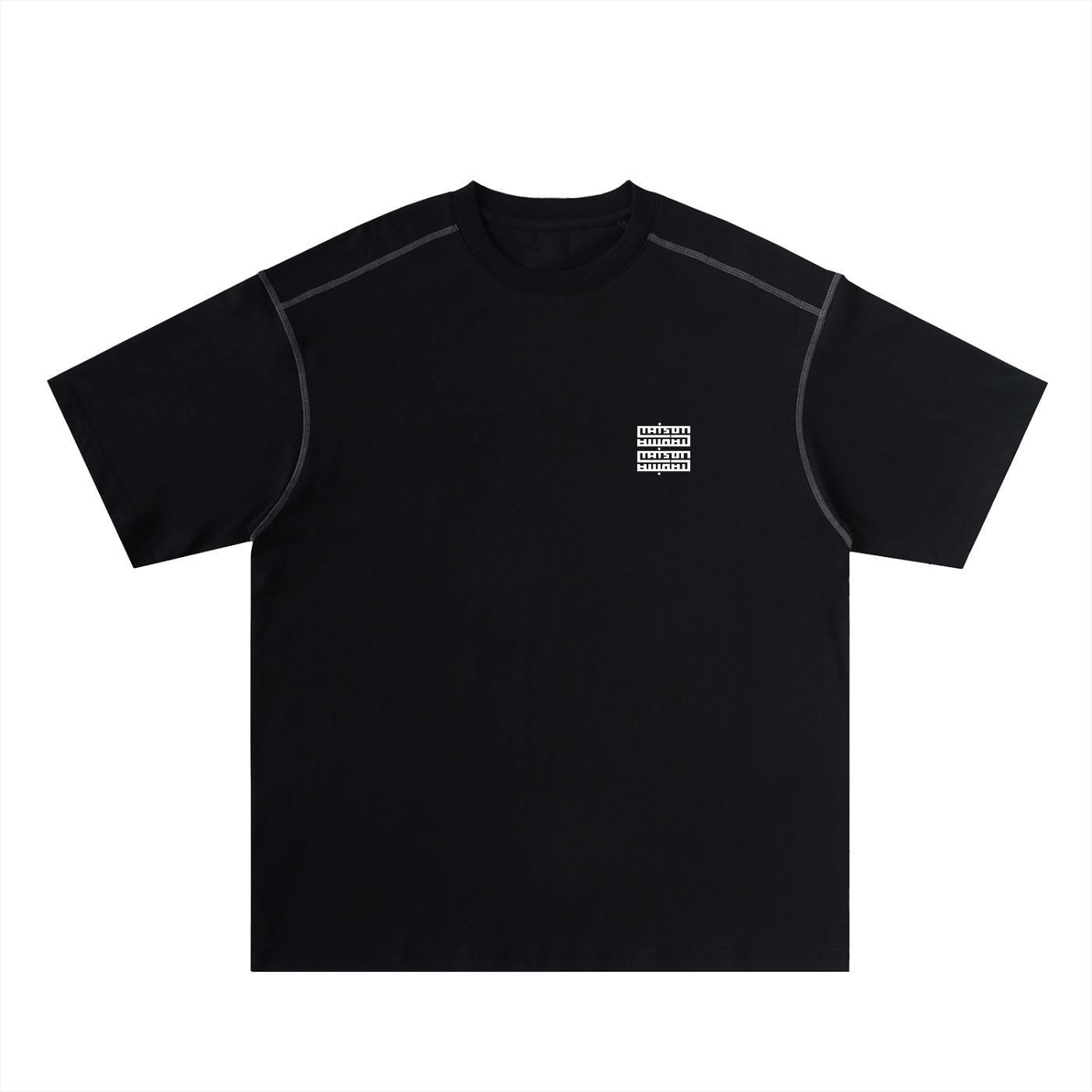 T-shirt Oversize Couture Signature en Coton