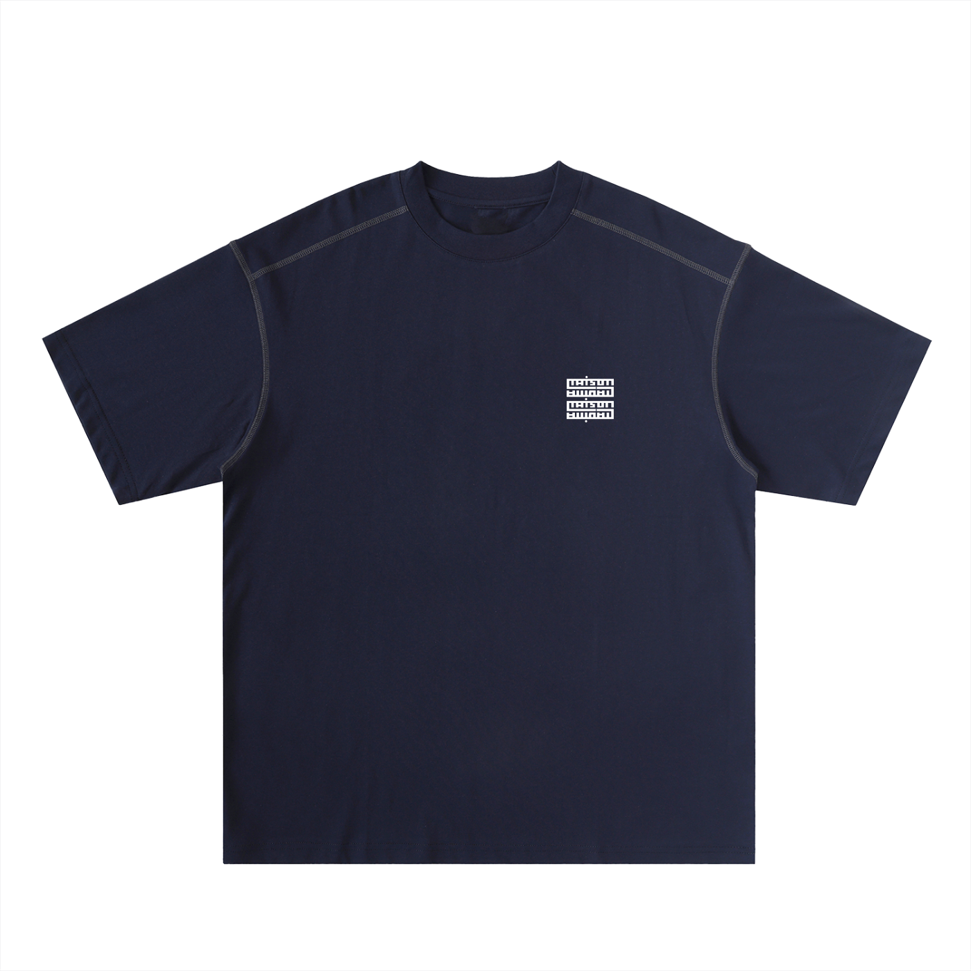 T-shirt Oversize Couture Signature en Coton