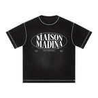 T-shirt boxy sunfade waffle 290 GSM noir — vue produit 2