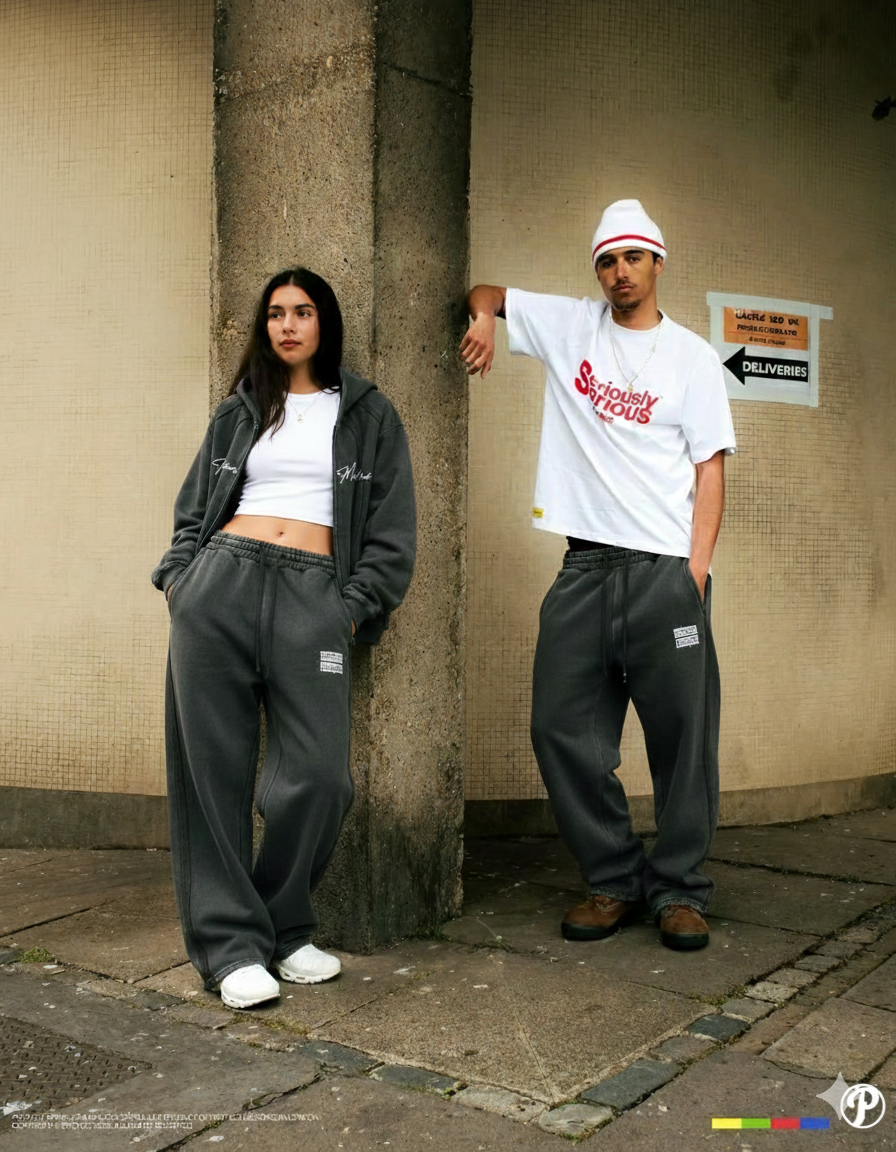 Pantalon Homme Léger 360 GSM à Coupe Courbée – Confort & Style Moderne